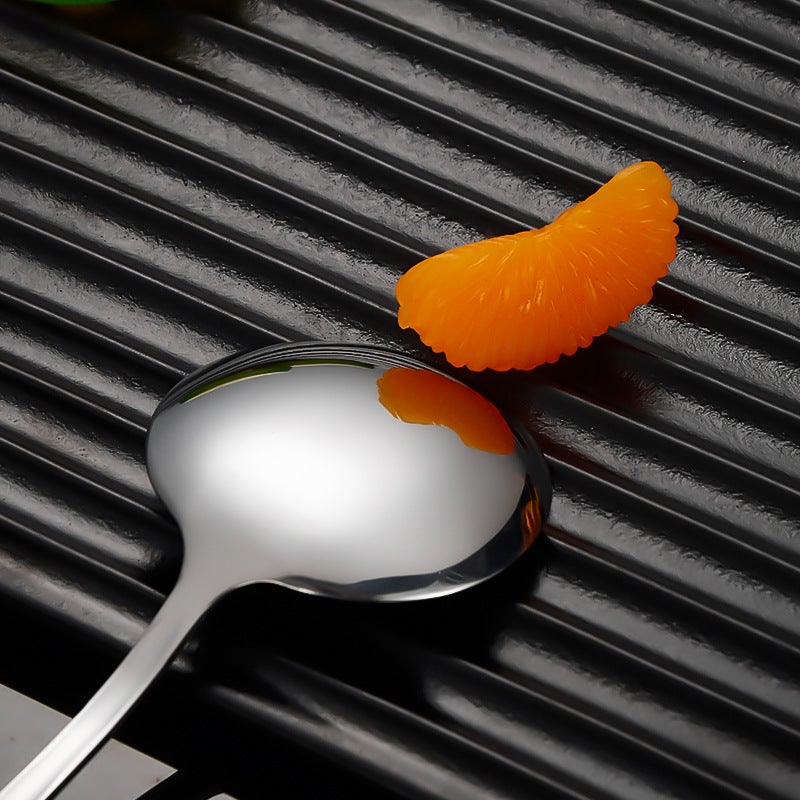 Thickened Western-Style Knife And Fork 1010 Stainless Steel Tableware Food-Grade Mixing Spoon El Knife And Fork Spoon Set Steak Knife - Image 4